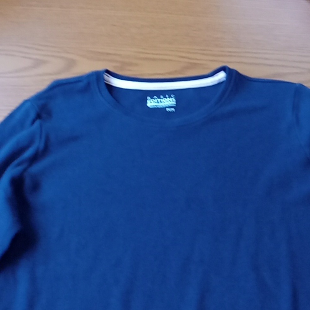 Deep blue shirt
